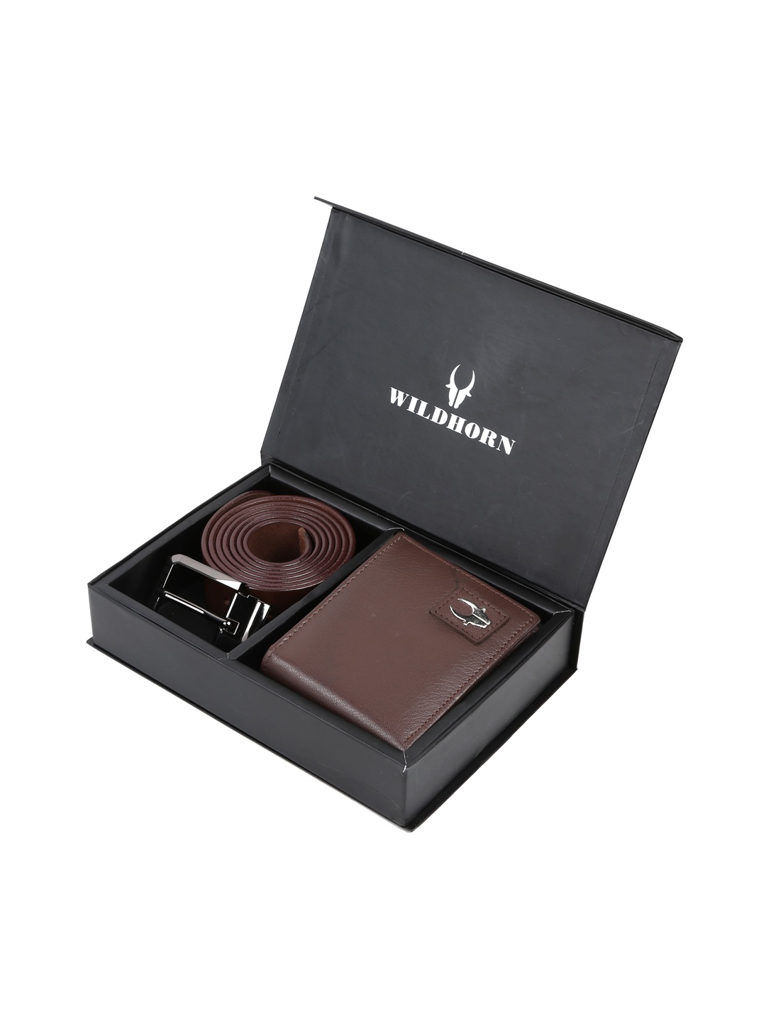 WildHorn Men Accessory Gift Set, Black