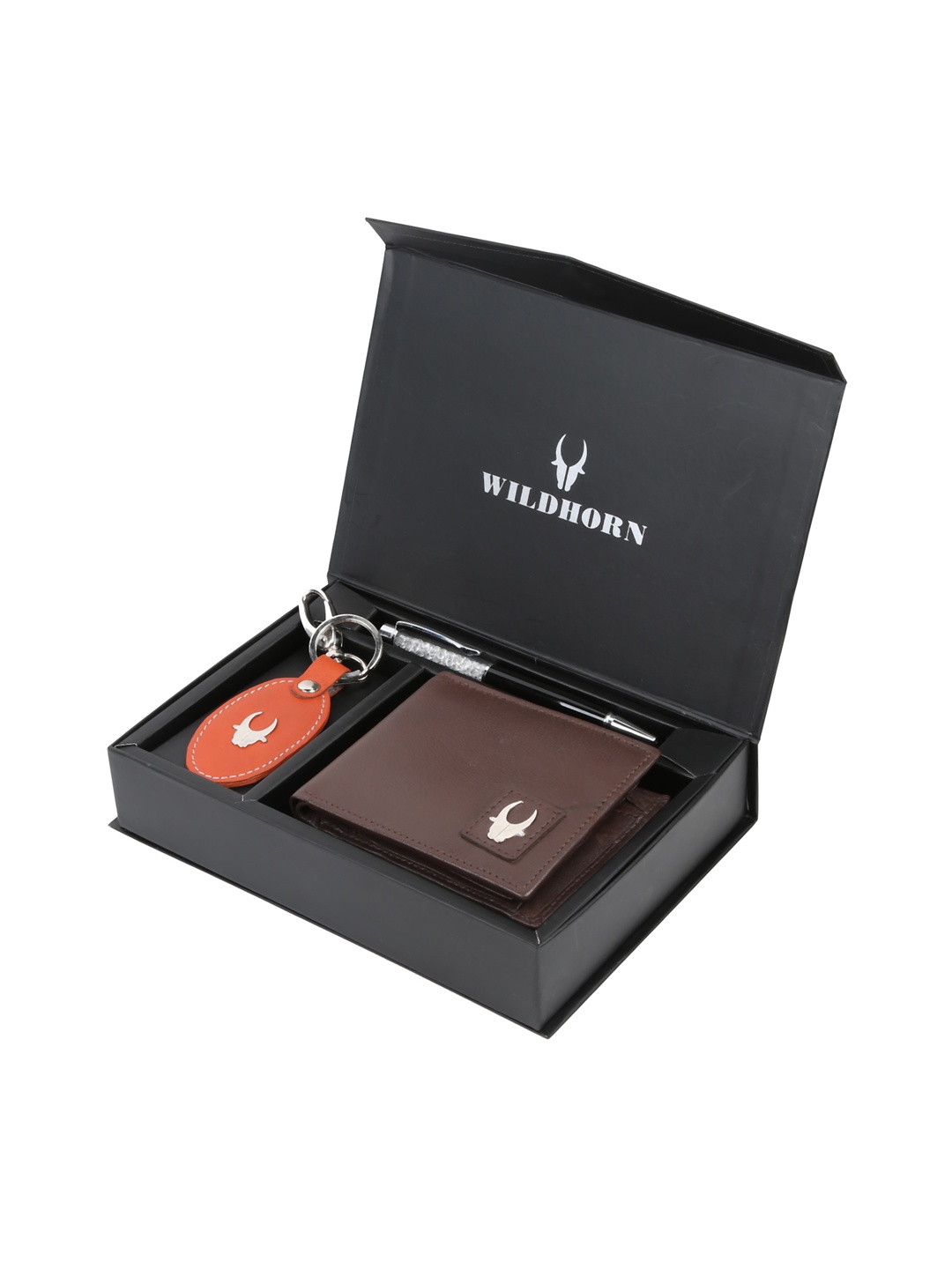

WildHorn Men Accessory Gift Set, Black