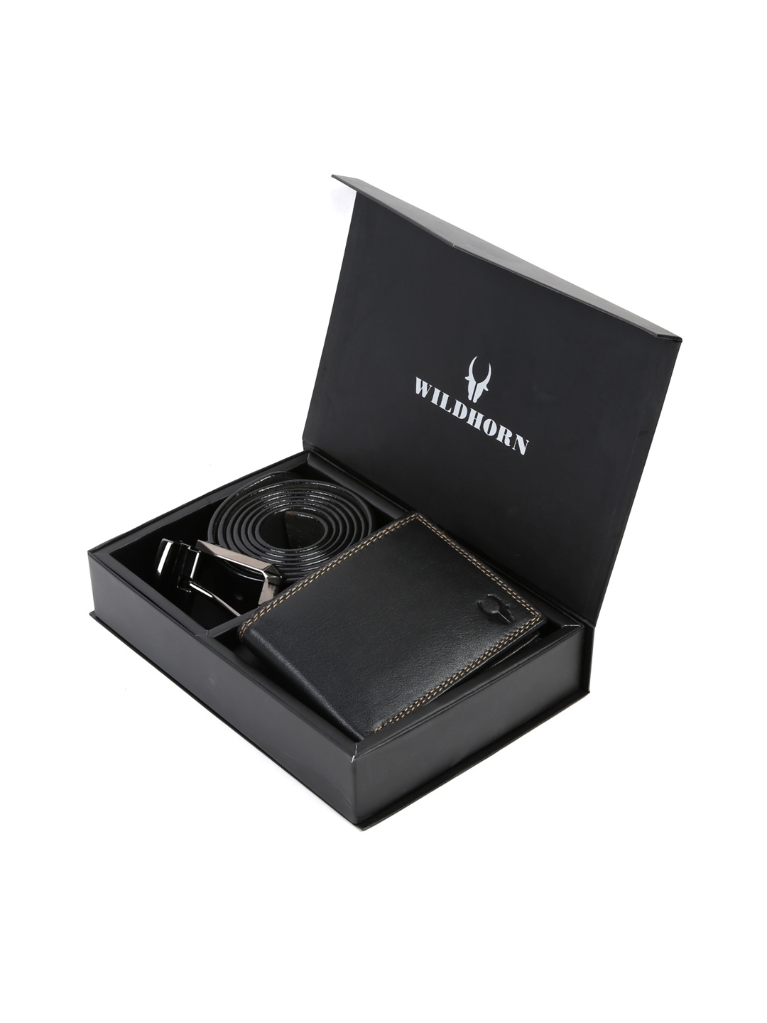 

WildHorn Men Accessory Gift Set, Black