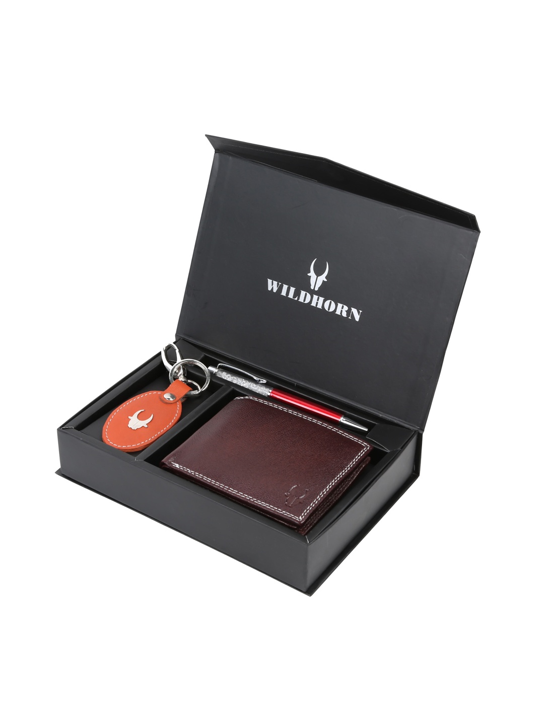 

WildHorn Men Accessory Gift Set, Black