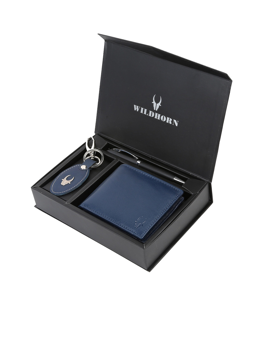 

WildHorn Men Accessory Gift Set, Black