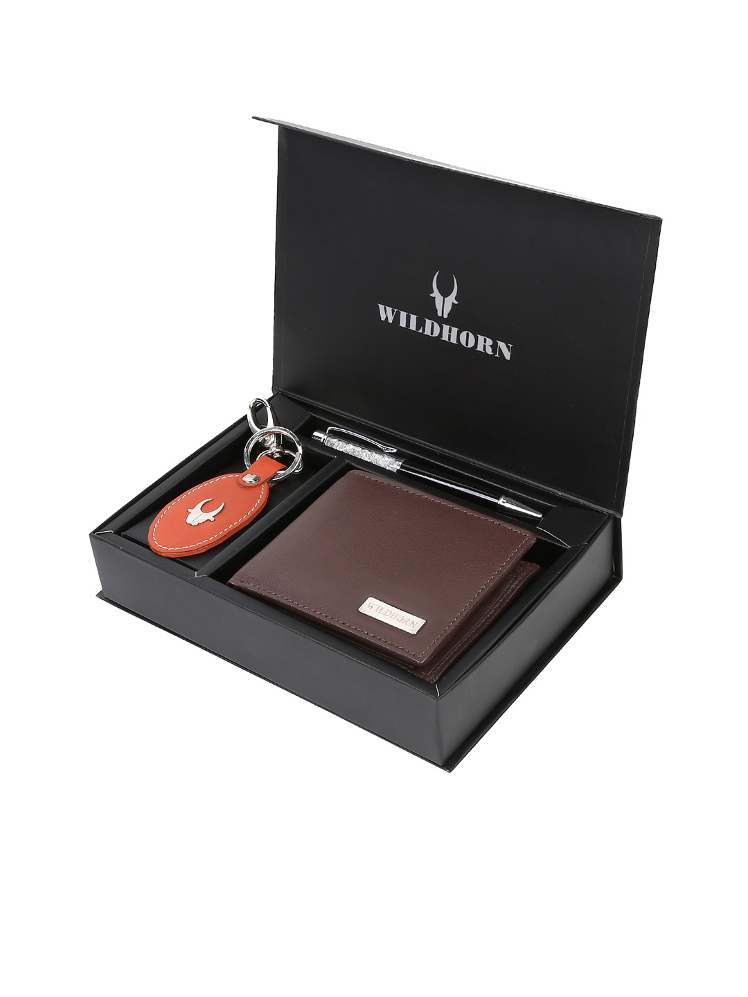 

WildHorn Men Accessory Gift Set, Black