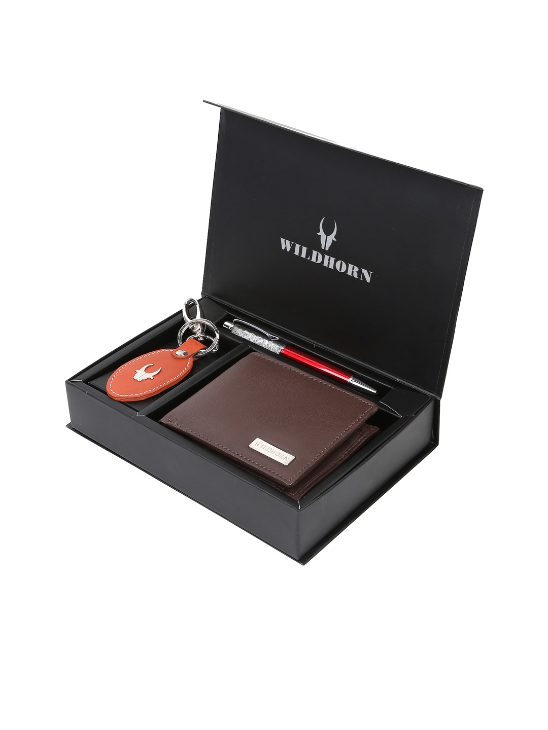 

WildHorn Men Accessory Gift Set, Black