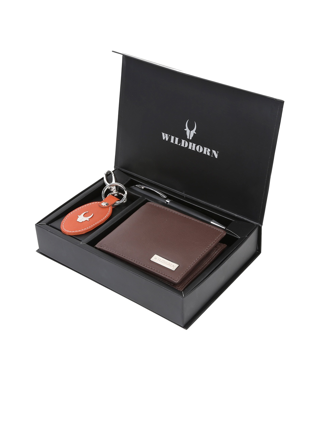 

WildHorn Men Accessory Gift Set, Black
