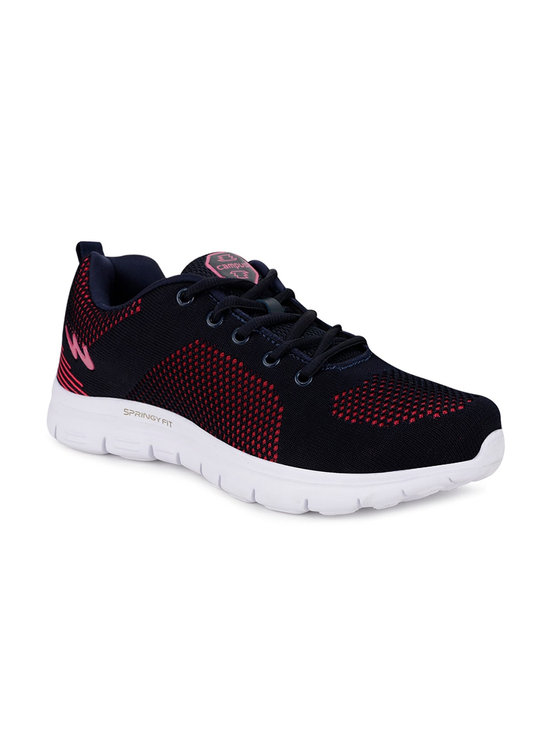

Campus Women Navy Blue Mesh Running Shoes