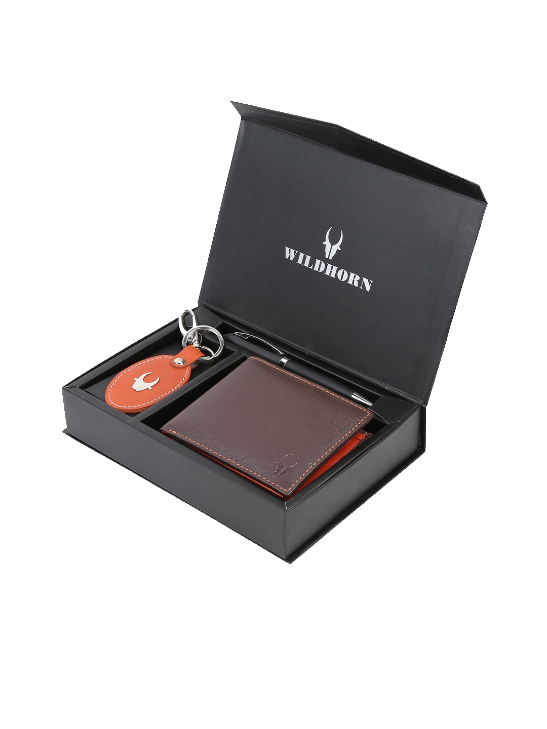 

WildHorn Men Accessory Gift Set, Black