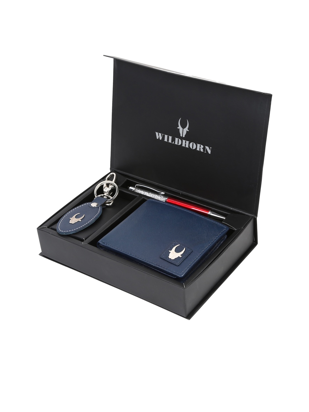 

WildHorn Men Accessory Gift Set, Black