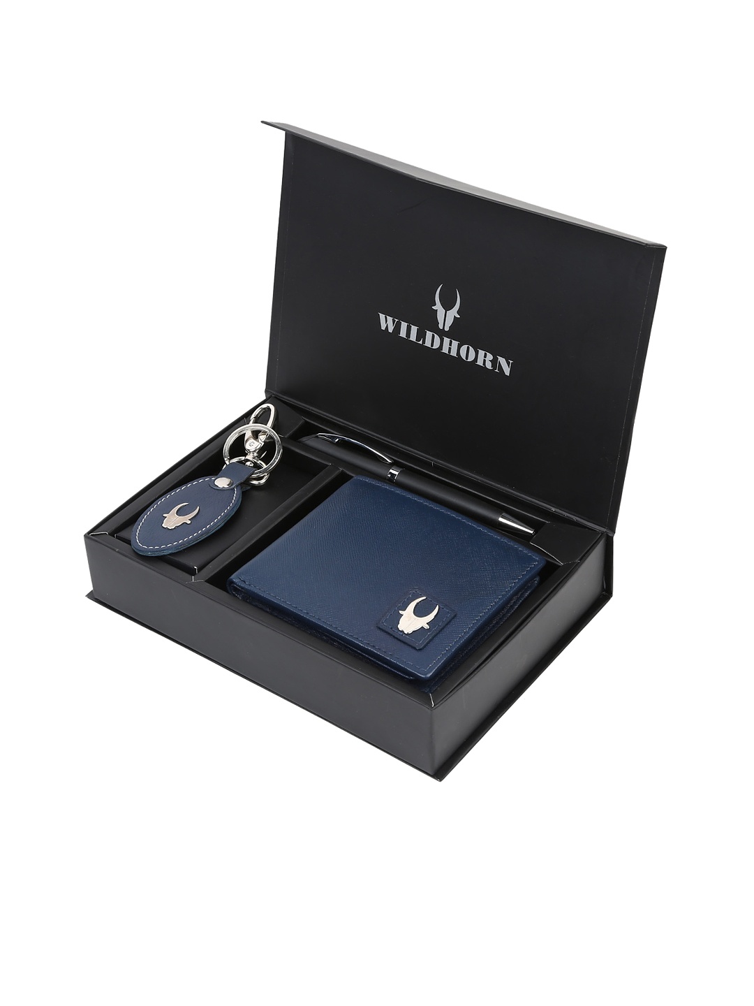 WildHorn Men Accessory Gift Set, Black
