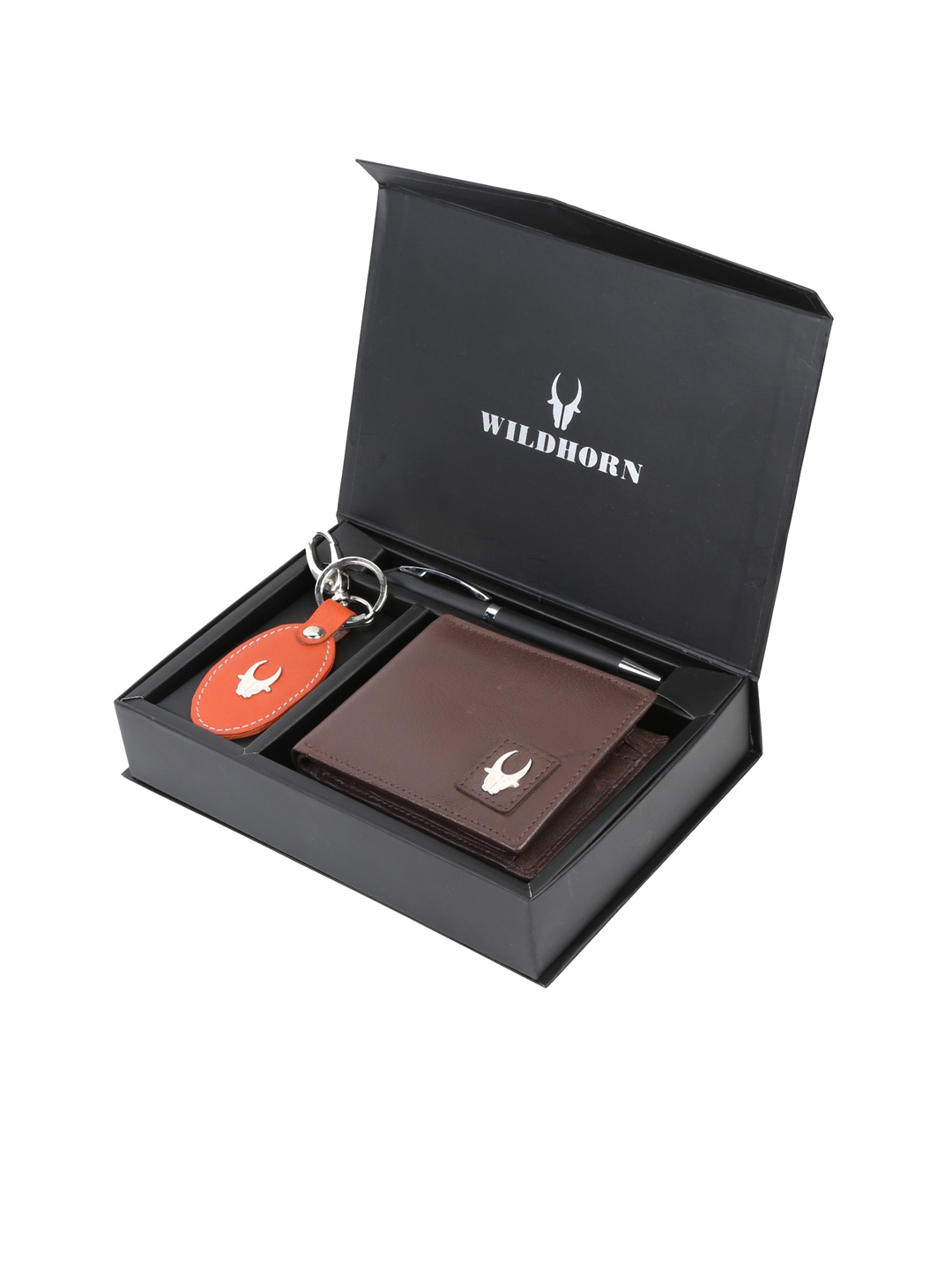 

WildHorn Men Accessory Gift Set, Black