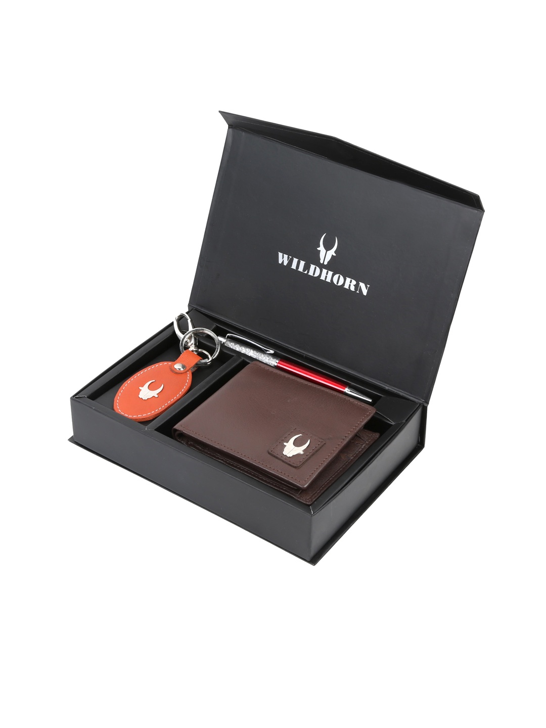 

WildHorn Men Accessory Gift Set, Black