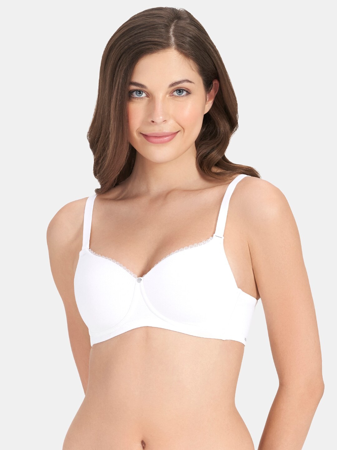 

Amante Solid Padded Wirefree Essential T-shirt Bra - BRA75501, White