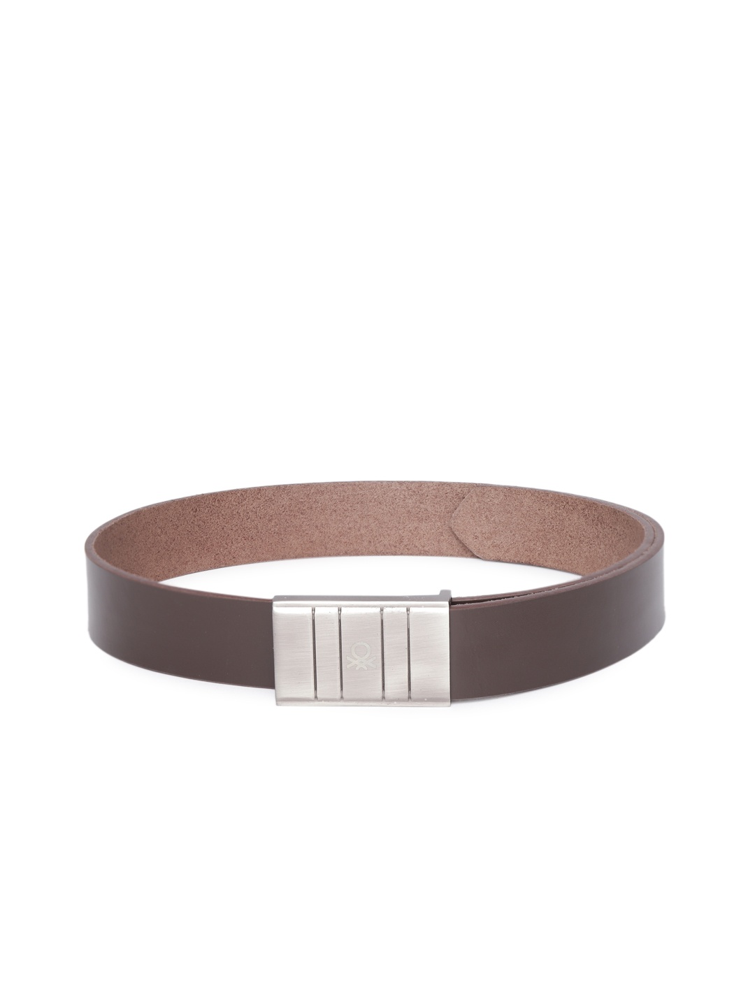 

United Colors of Benetton Men Coffee Brown Leather Belt