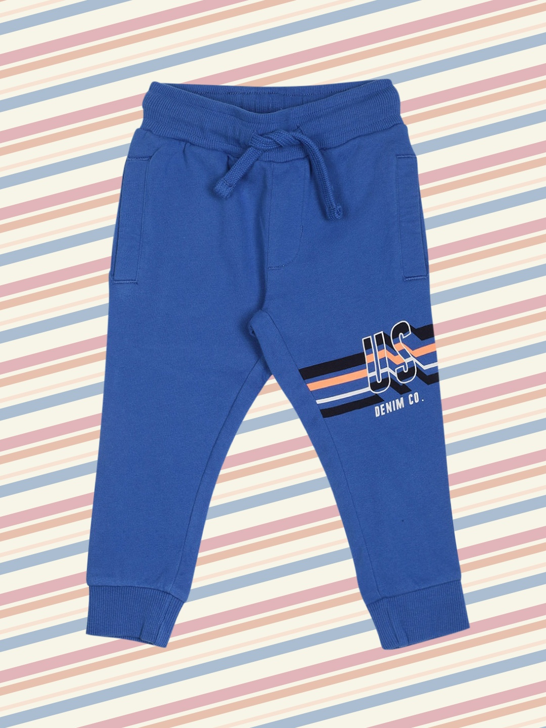 

U.S. Polo Assn. Kids Boys Blue Straight-Fit Joggers