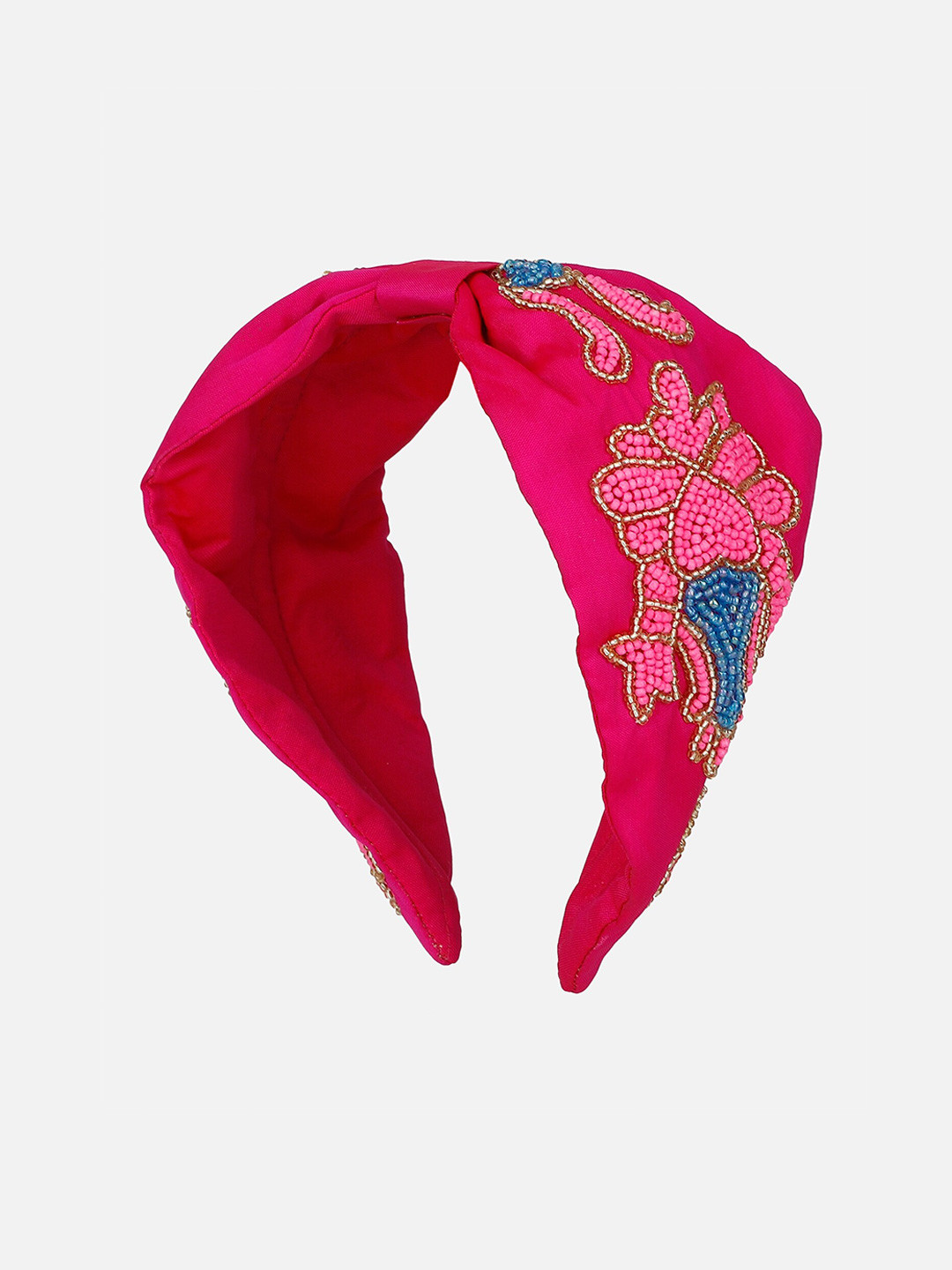 

Anekaant Women Fuchsia Embellished Hairband