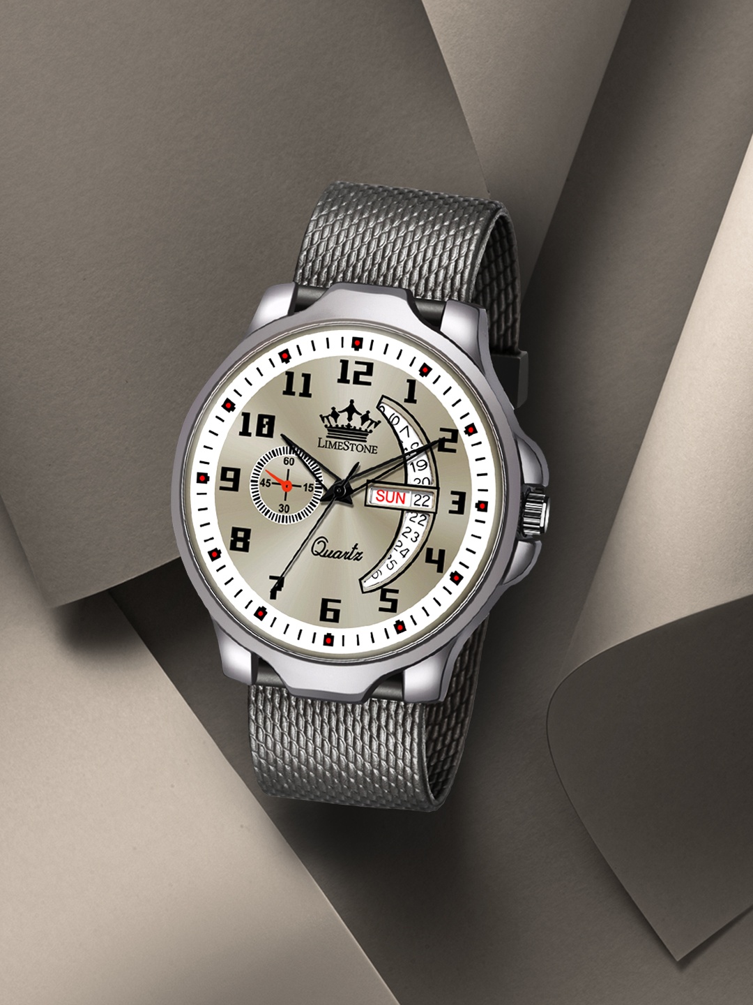 

MONTVITTON Men Grey Analogue Watch MV2970