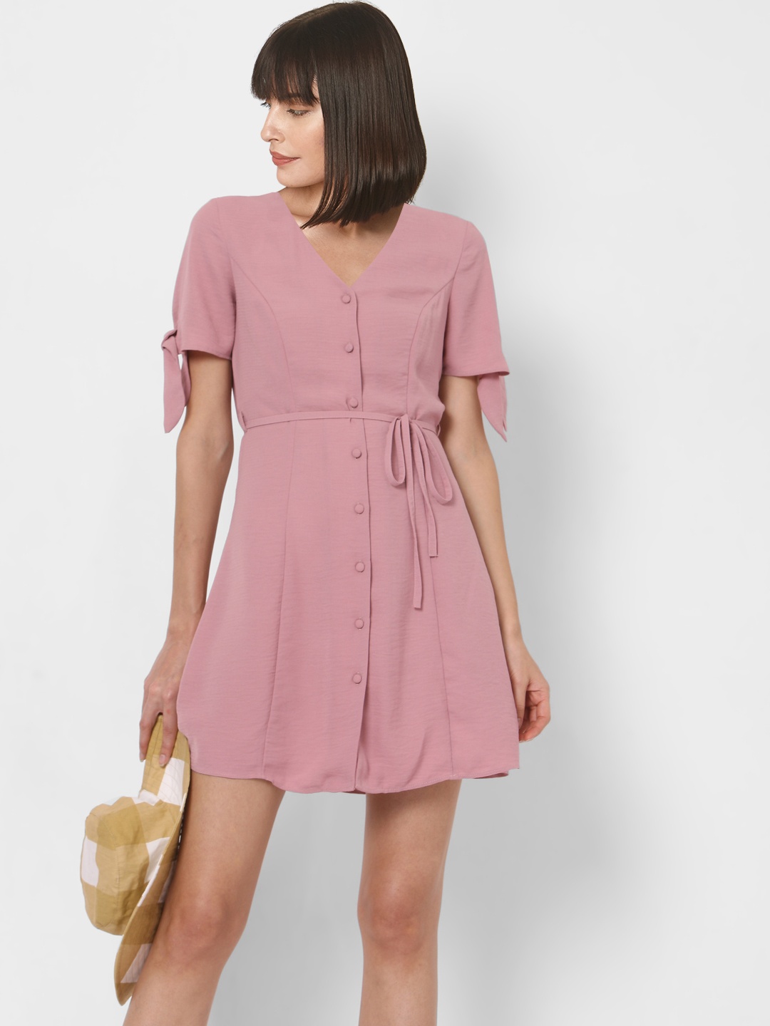 

Vero Moda Pink A-Line Dress