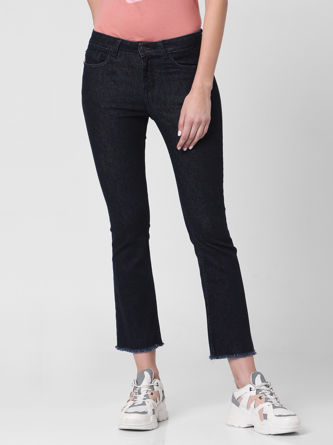 

Vero Moda Women Blue Bootcut Stretchable Jeans