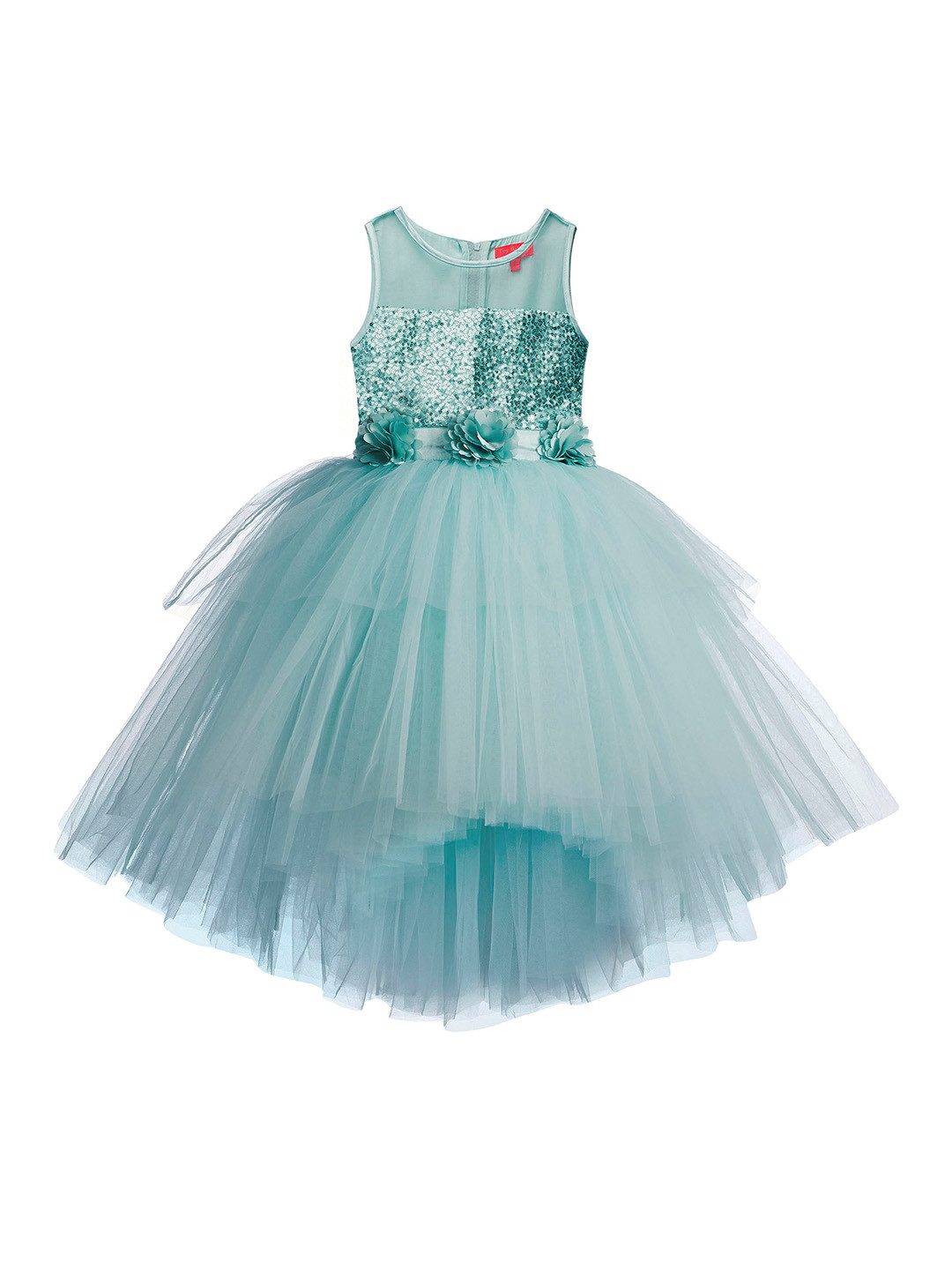 

Toy Balloon kids Girls Blue Embellished Fit and Flare Dress