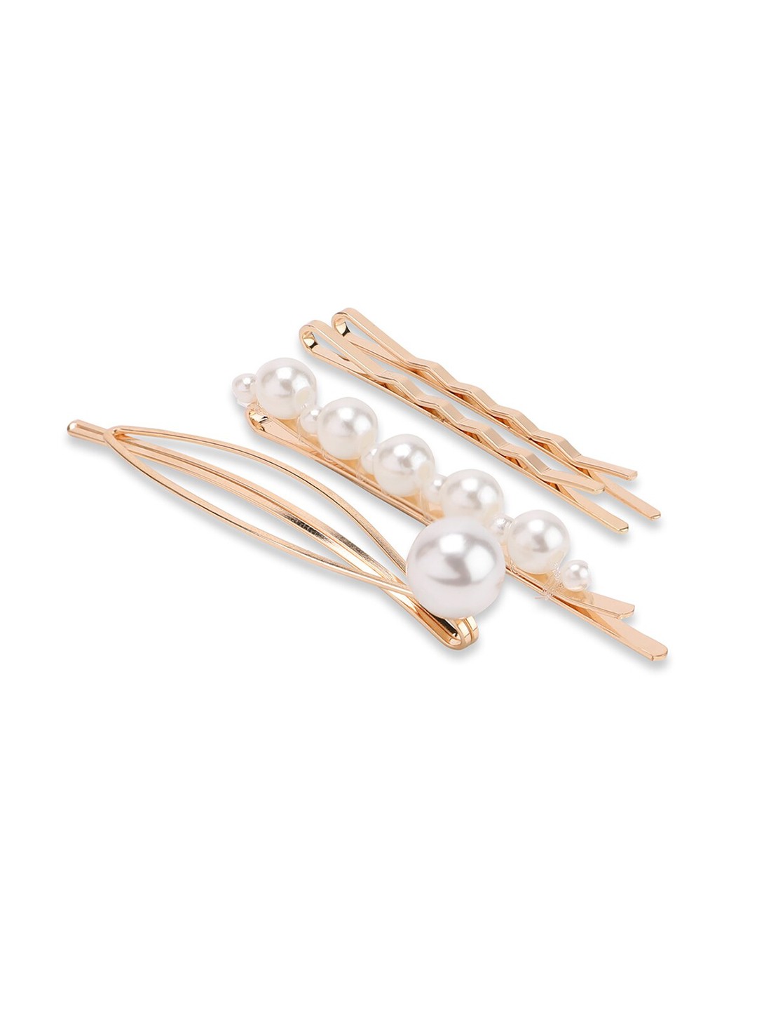 

Kazo Set of 3 Gold-Toned Bobby Pins