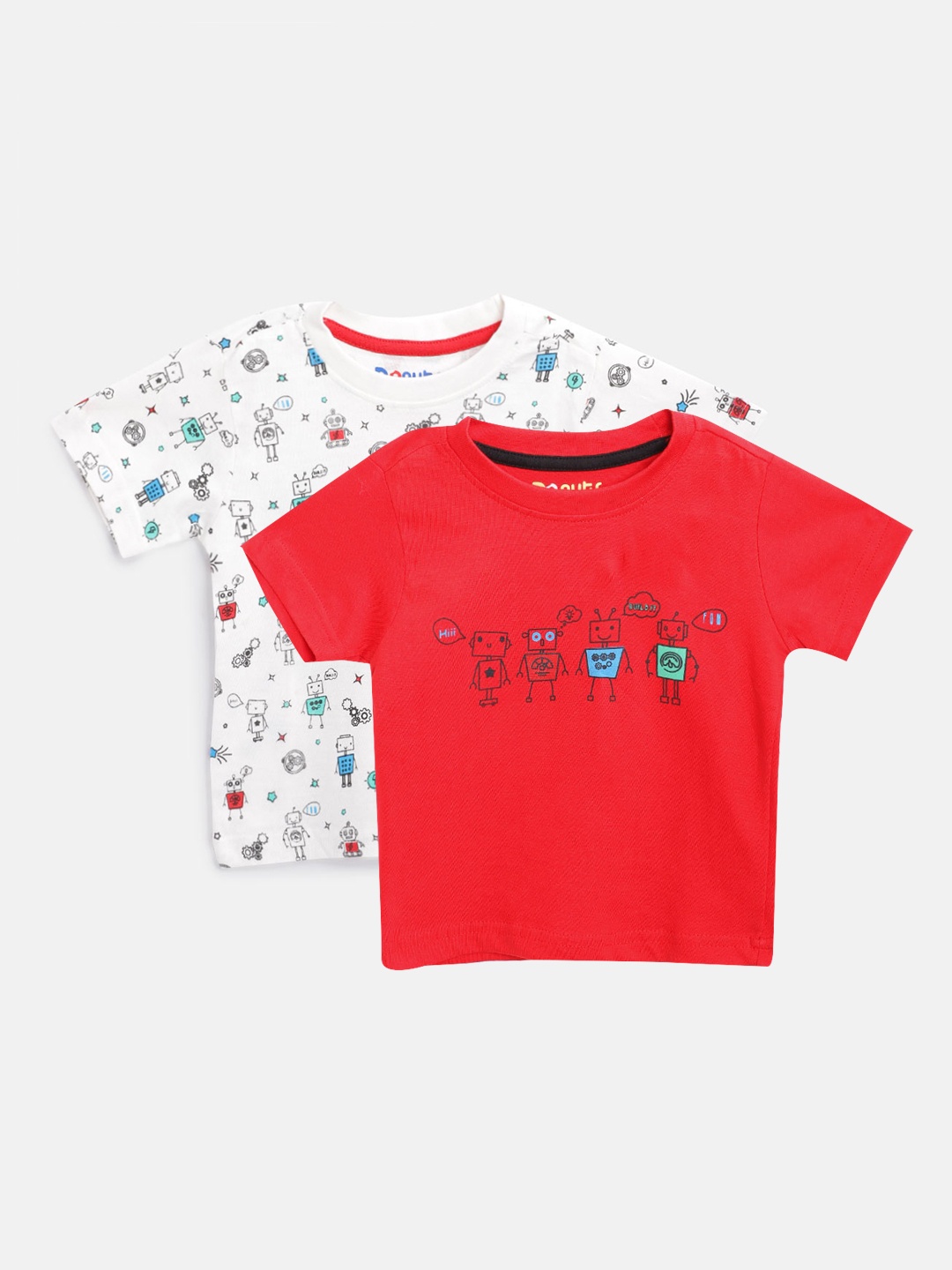 

Donuts Infant Boys Pack of 2 Assorted Printed T-shirts