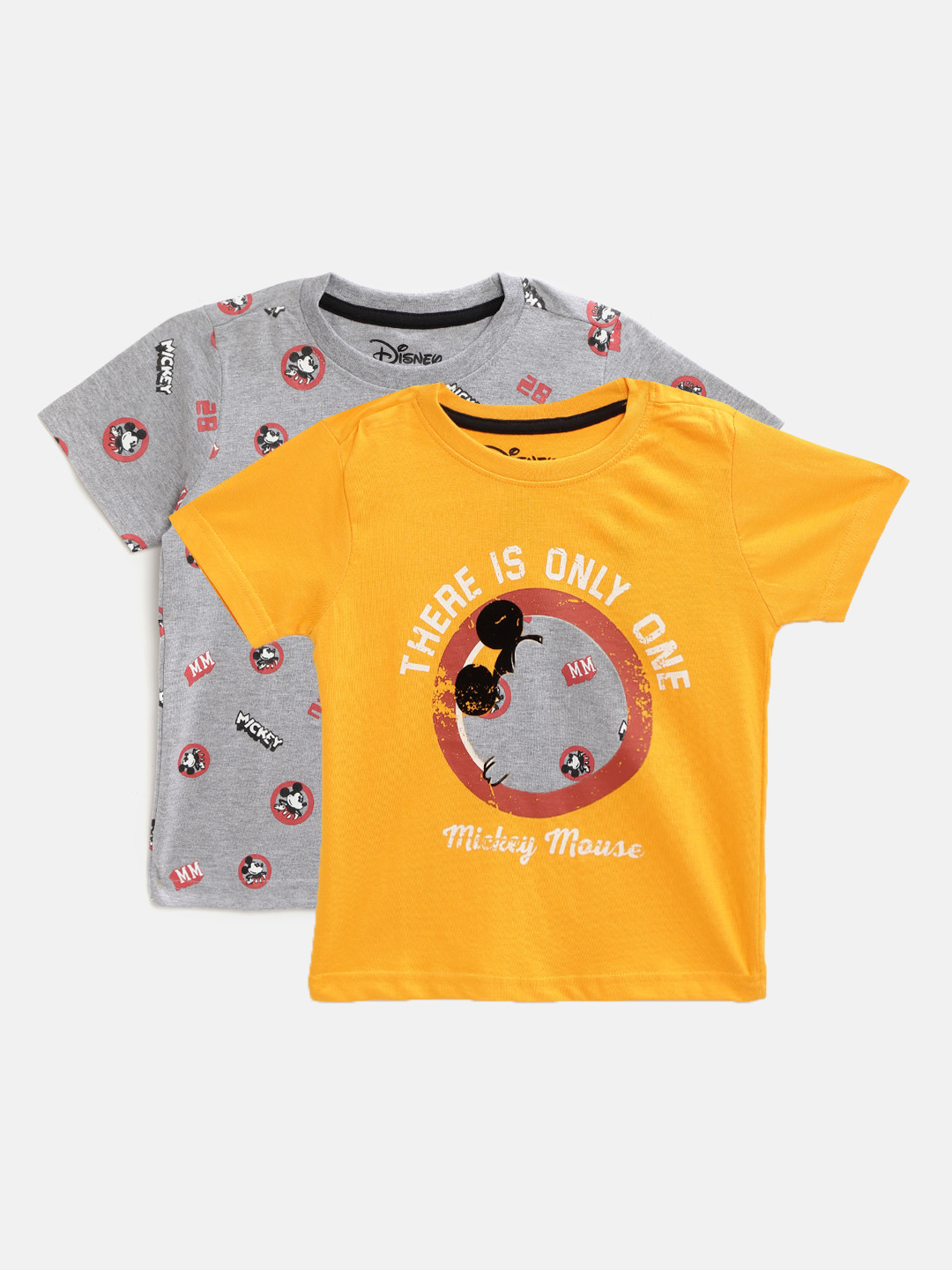 

Colt Boys Pack of 2 Assorted Cotton Printed Round Neck T-shirts