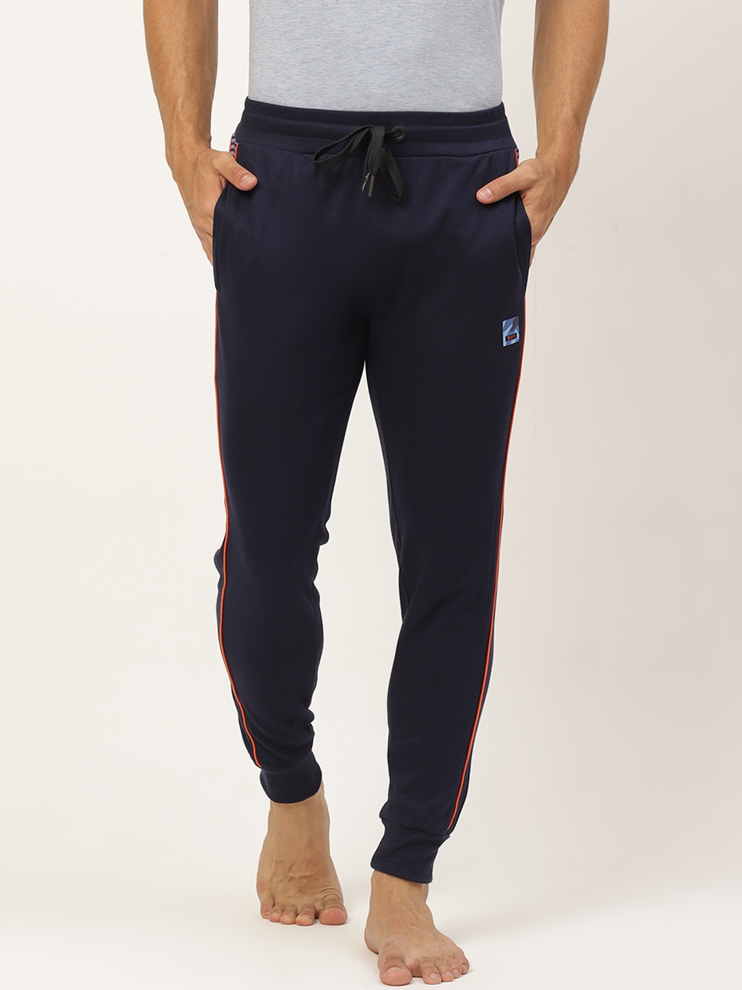 

Sweet Dreams Men Blue Solid Athleisure Lounge Pants, Navy blue
