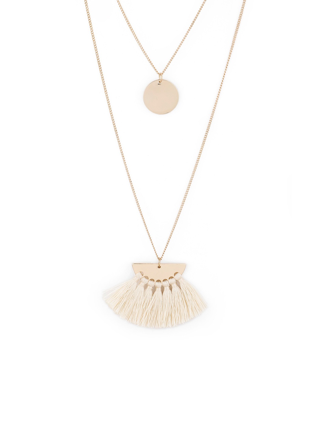 

Bellofox Women Gold and Cream Necklace