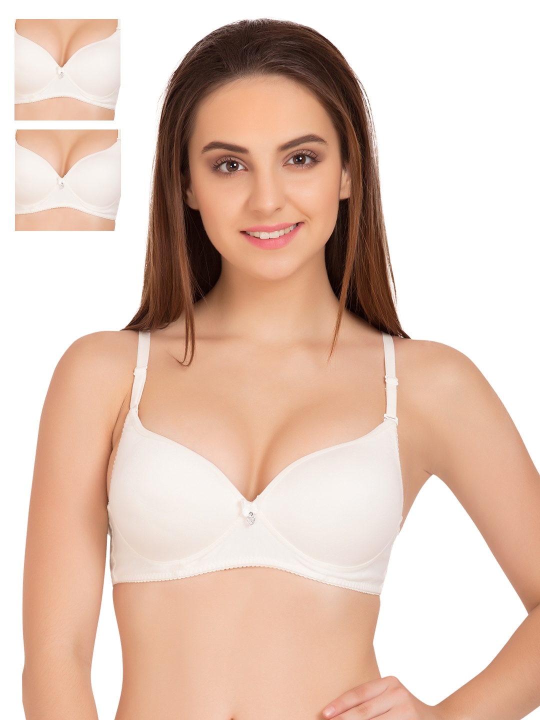 

Tweens Pack of 2 White T-shirt Bras TW1520