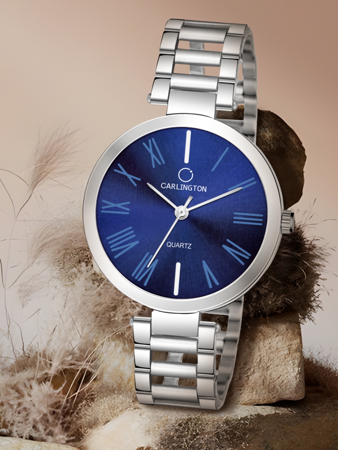 

CARLINGTON Women Blue & Silver-Toned Analogue Watch Carlington Octave L112 Blue