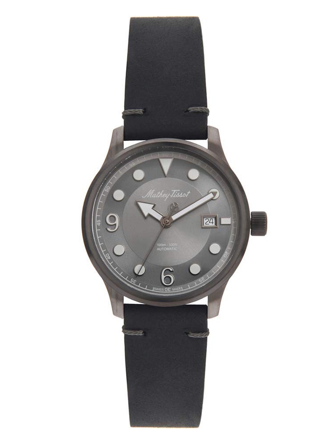 

Mathey Tissot Men Swiss Made Analog Grey Dial Watch H112BZN