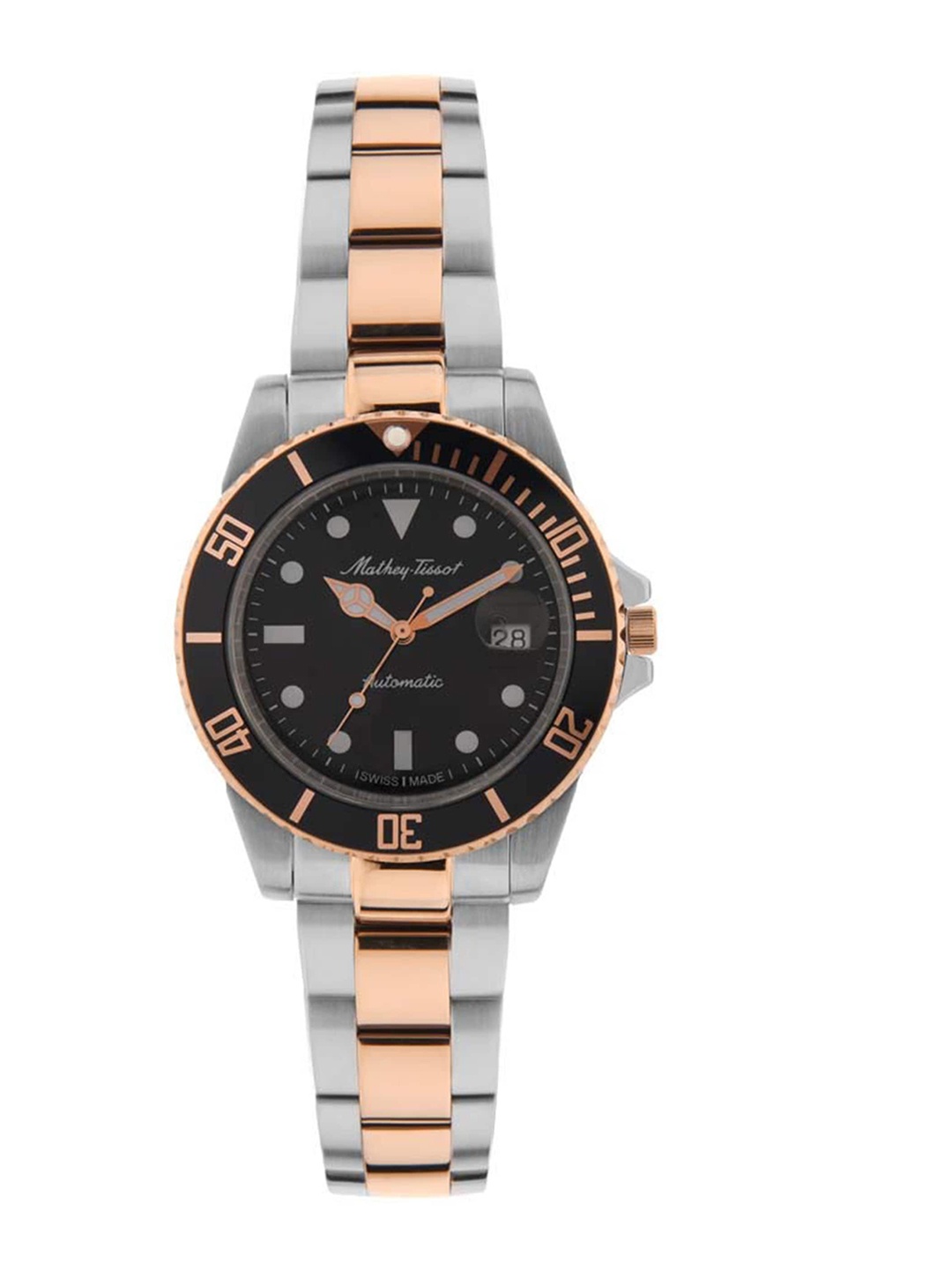 

Mathey-Tissot Men Black Swiss Made Analogue Watch H901ATRN