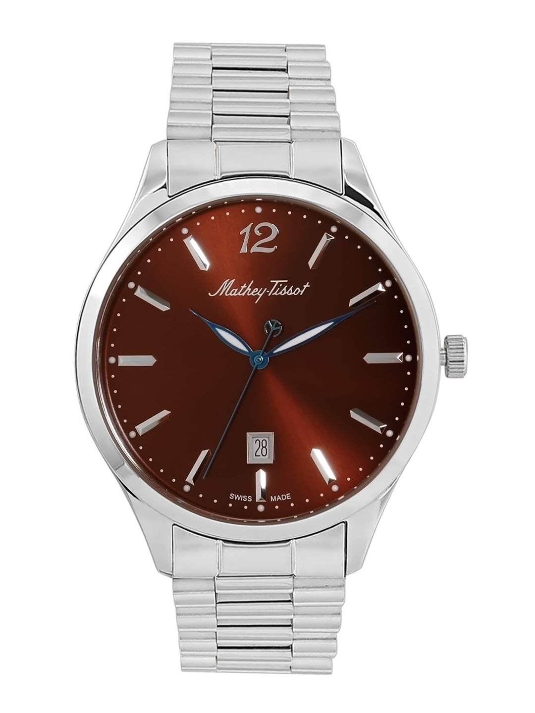 

Mathey-Tissot Men Maroon Swiss Made Analogue Watch H411MAM