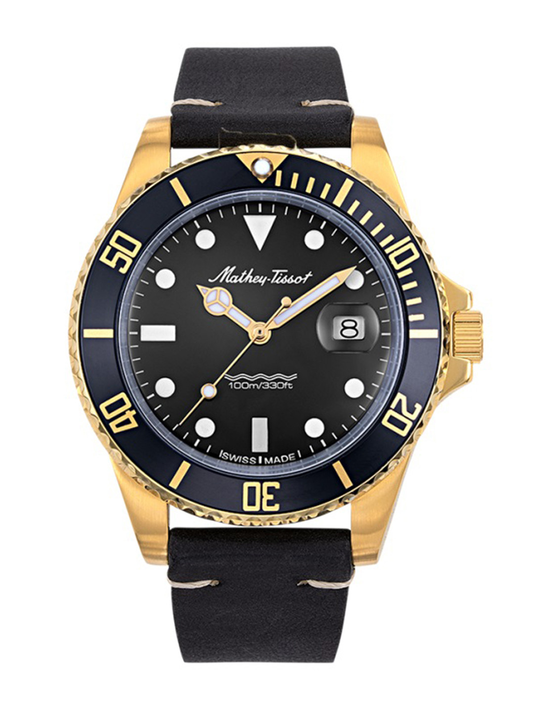 

Mathey-Tissot Men Black Analogue Watch H901PLN