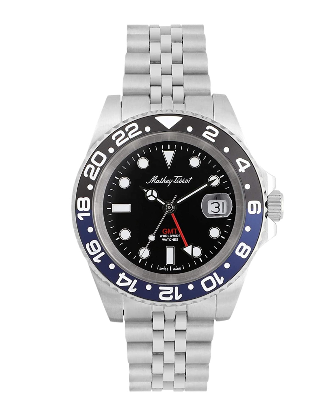 

Mathey-Tissot Swiss Made Men Black Swiss Analogue Watch H903ANB