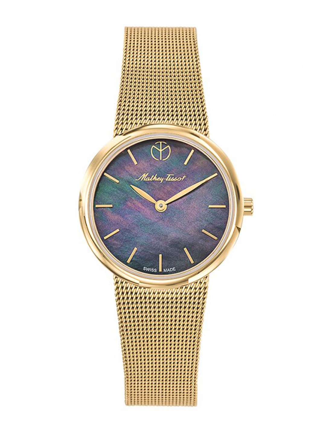 

Mathey-Tissot Women Navy Blue Swiss Analogue Watch D403PYN