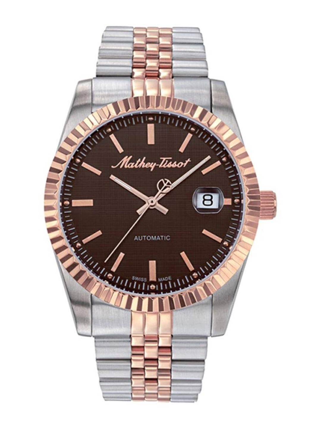 

Mathey-Tissot Swiss Made Men Brown Swiss Analogue Watch H1810ATRN