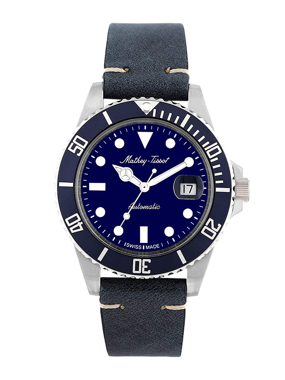 

Mathey-Tissot Swiss Made Men Blue Analogue Watch H901ATLBU