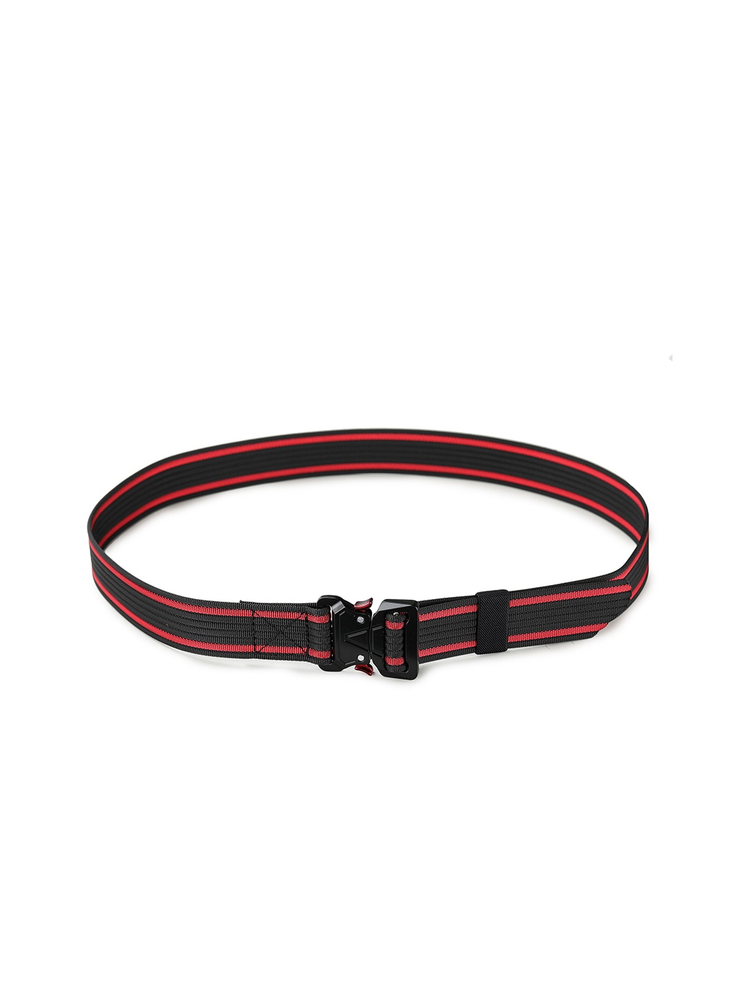 

Kastner Men Black & Red Striped Belt