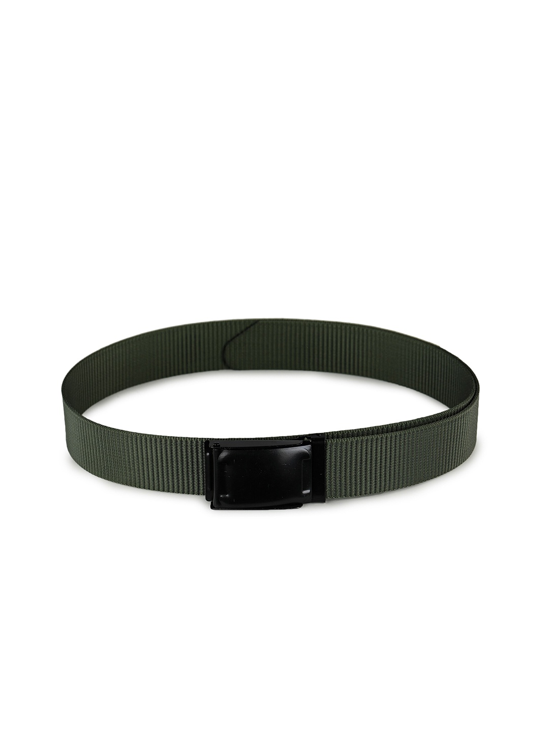 

Kastner Men Green & Black Woven Design Belt