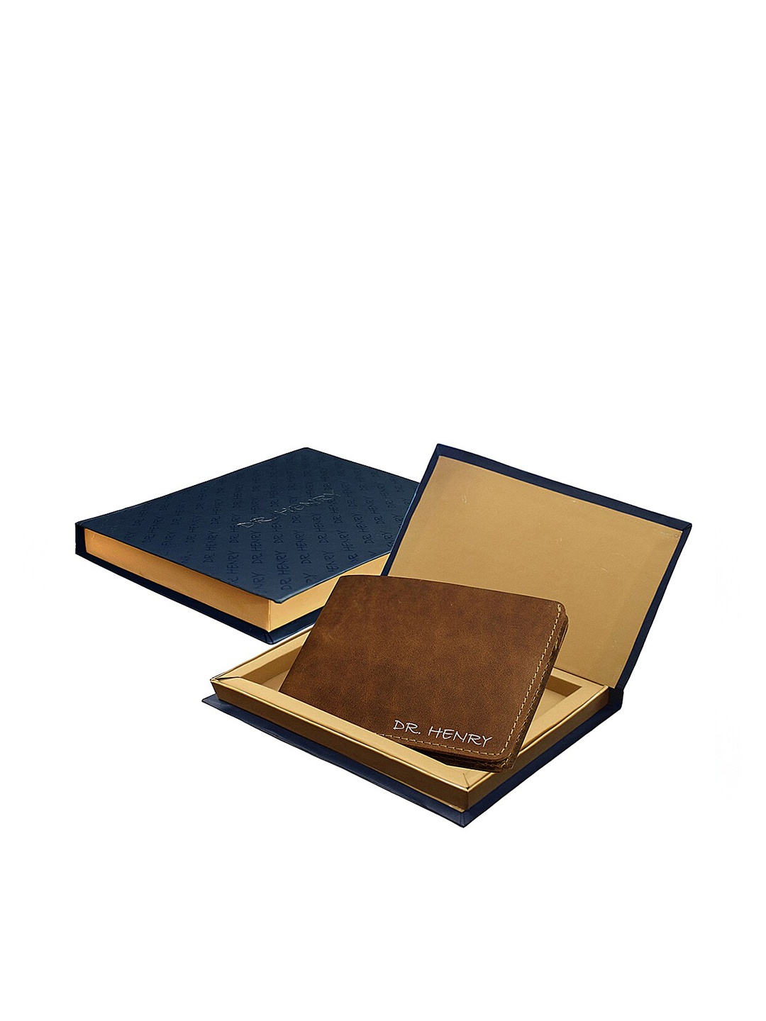 

DR. HENRY Men Tan Solid Two Fold Wallet