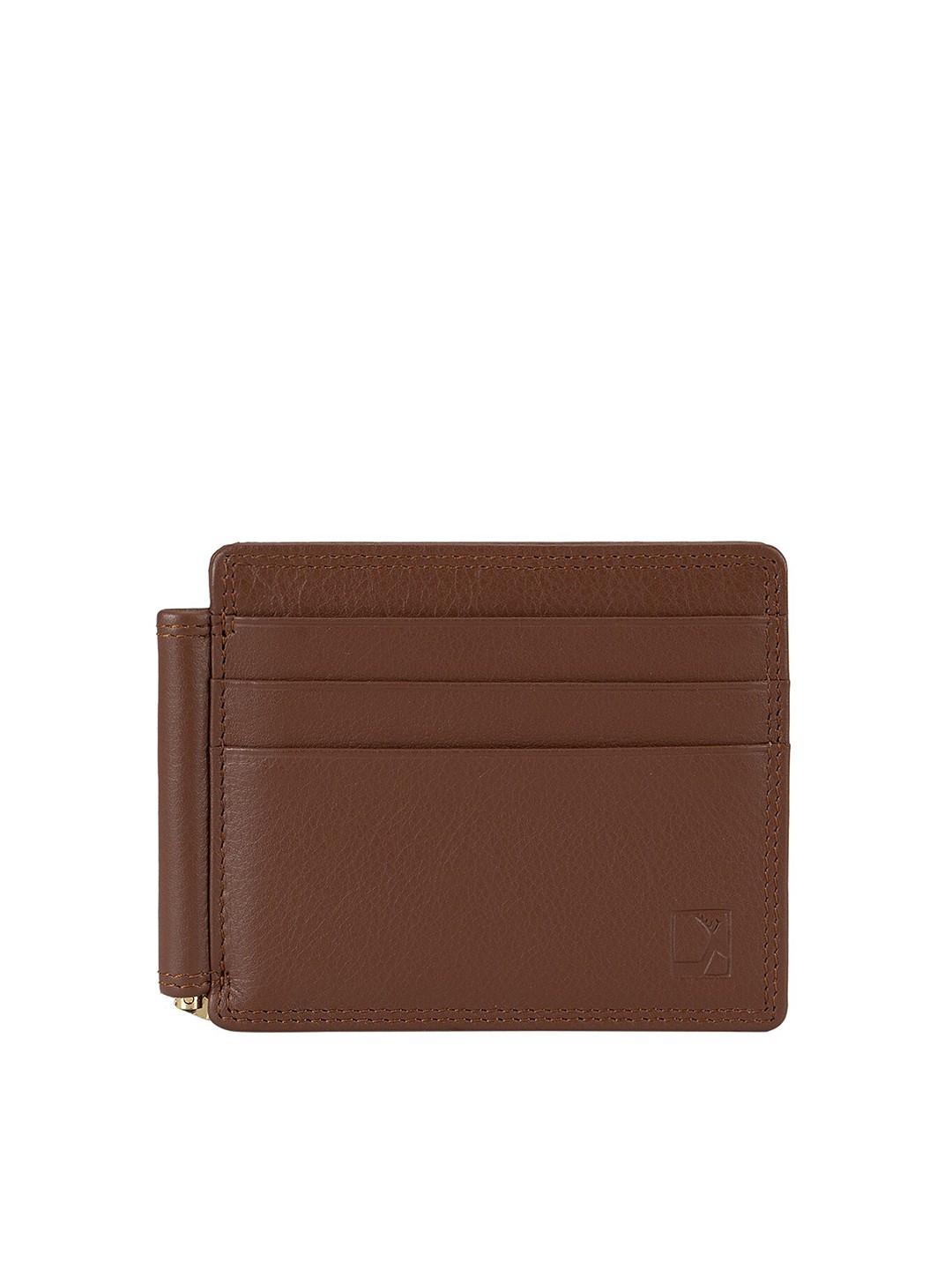 

Da Milano Men Brown Solid Money Clip