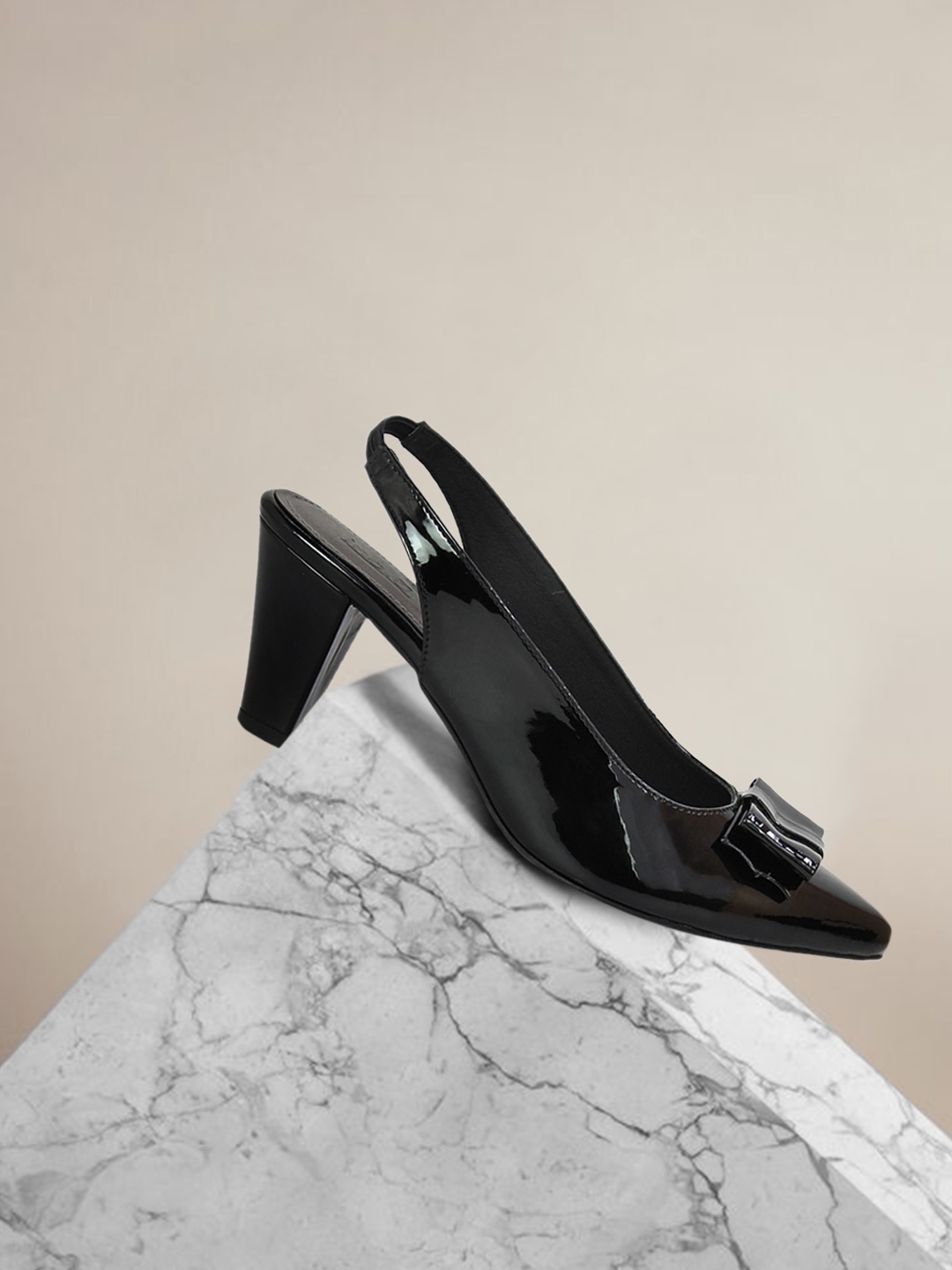 

Inc 5 Women Black Solid Pumps