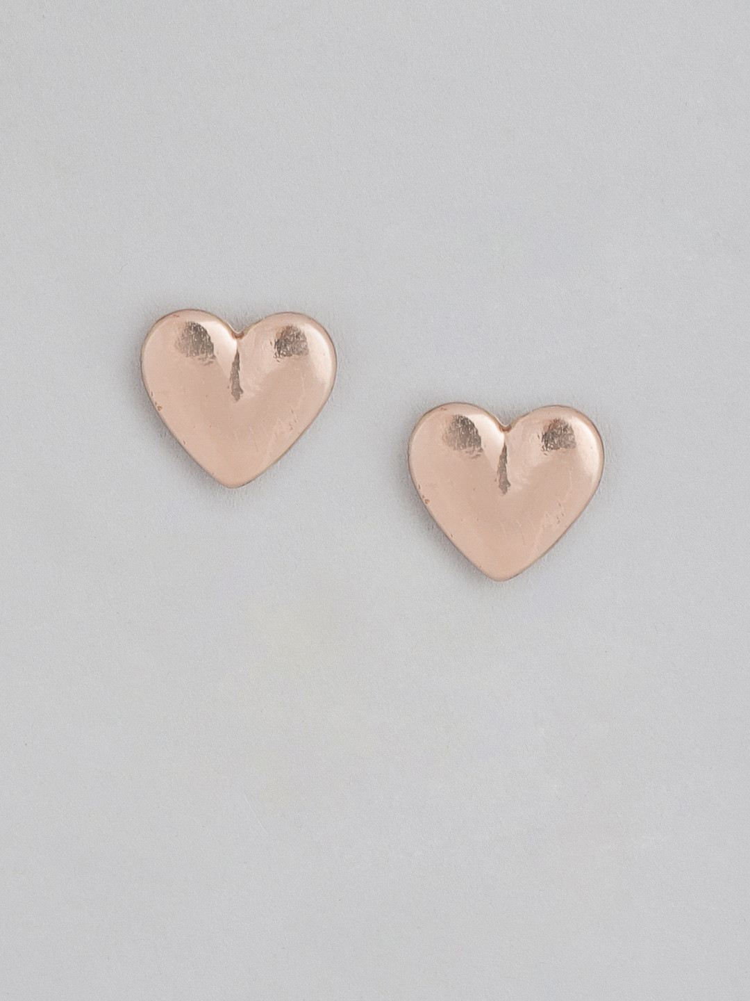 

Forever New Rose Gold-Plated Heart Shaped Studs