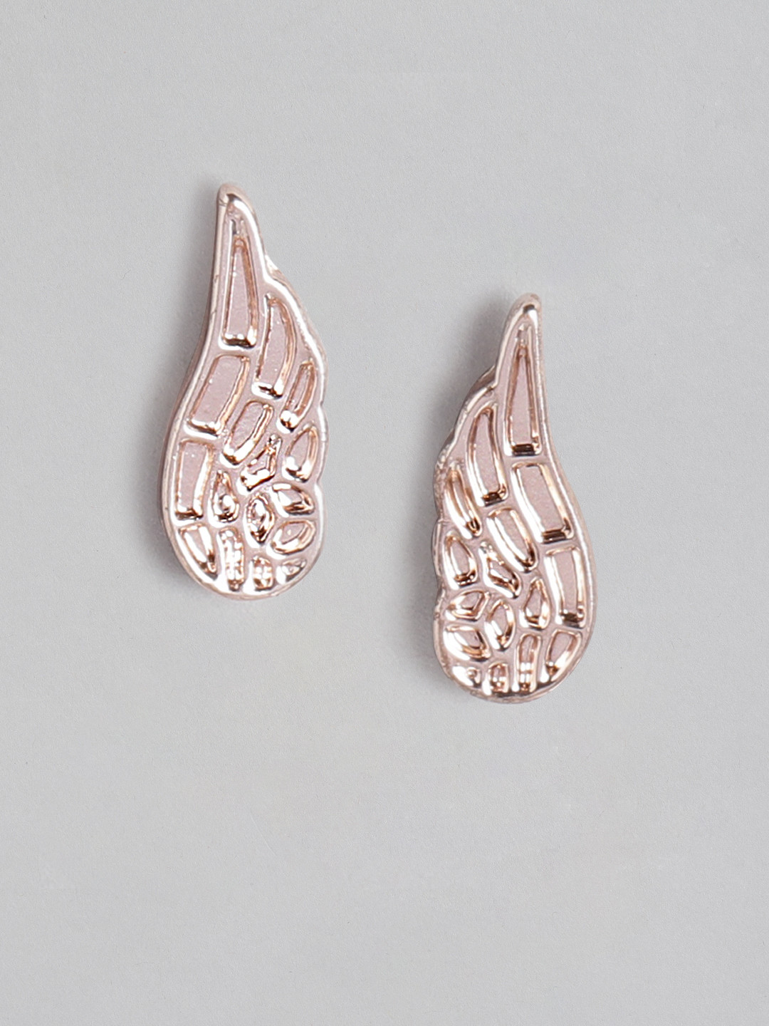 

Forever New Rose Gold-Plated Wing Shaped Studs