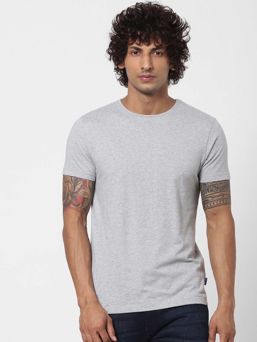 

Jack & Jones Pure Cotton T-shirt, Grey
