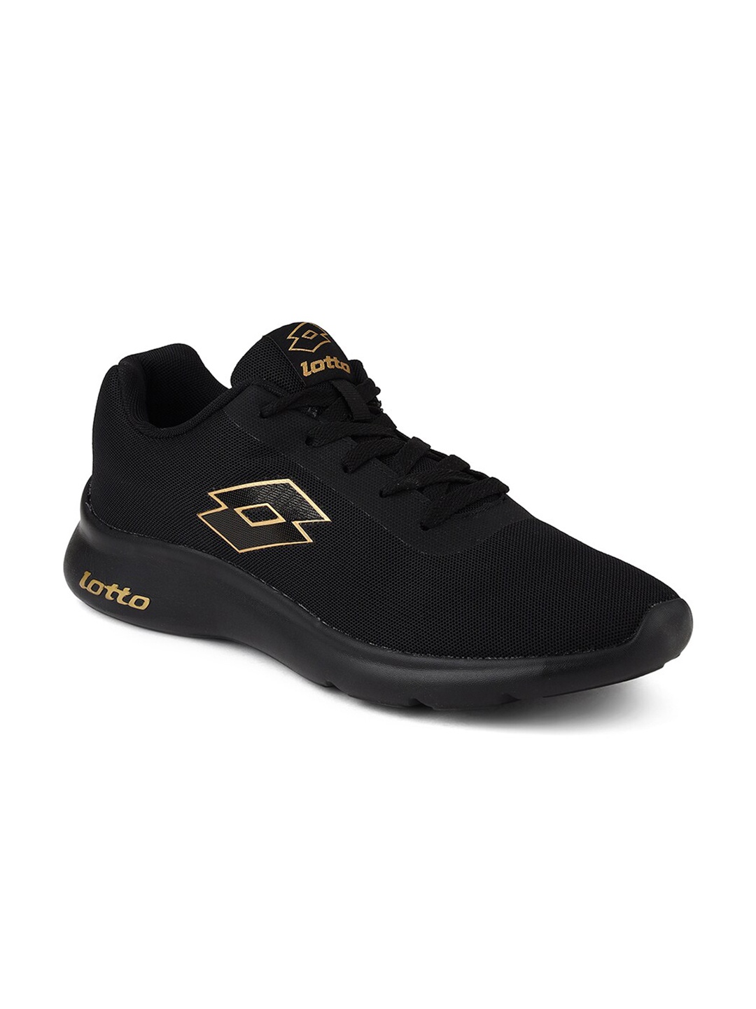

Lotto Men Black Mesh Running Shoes