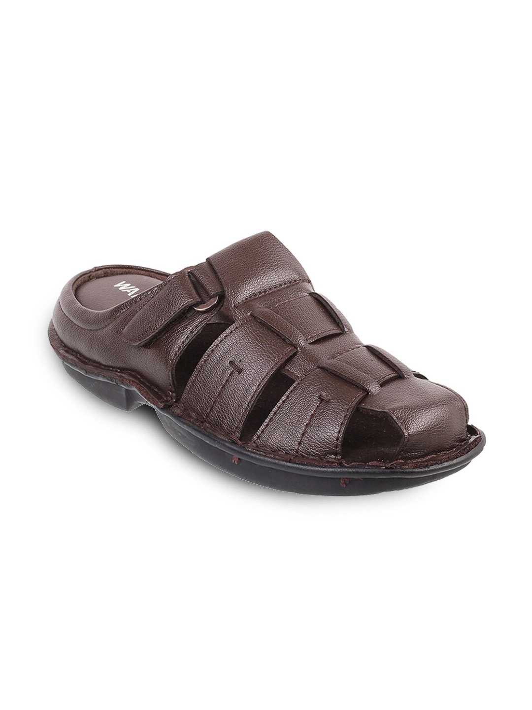 

WALKWAY by Metro Men Brown Fisherman Sandals