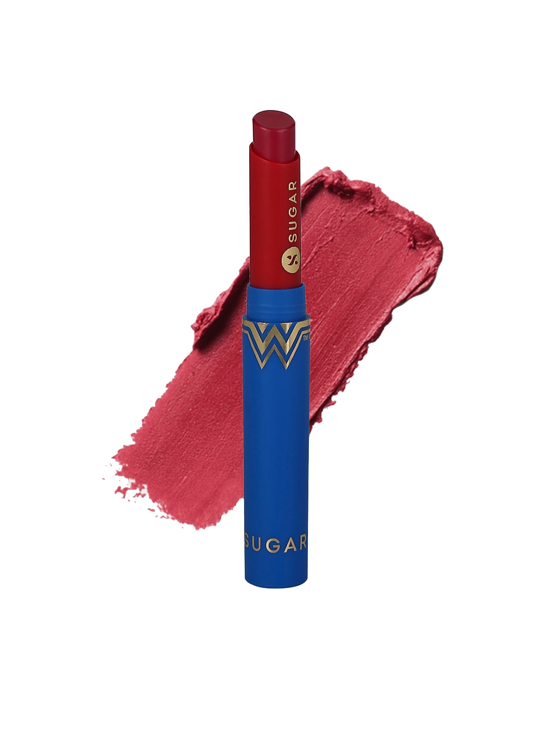 

SUGAR X Wonder Woman Creamy Matte Lightweight Lipstick 2 g - Dreamella 01, Pink