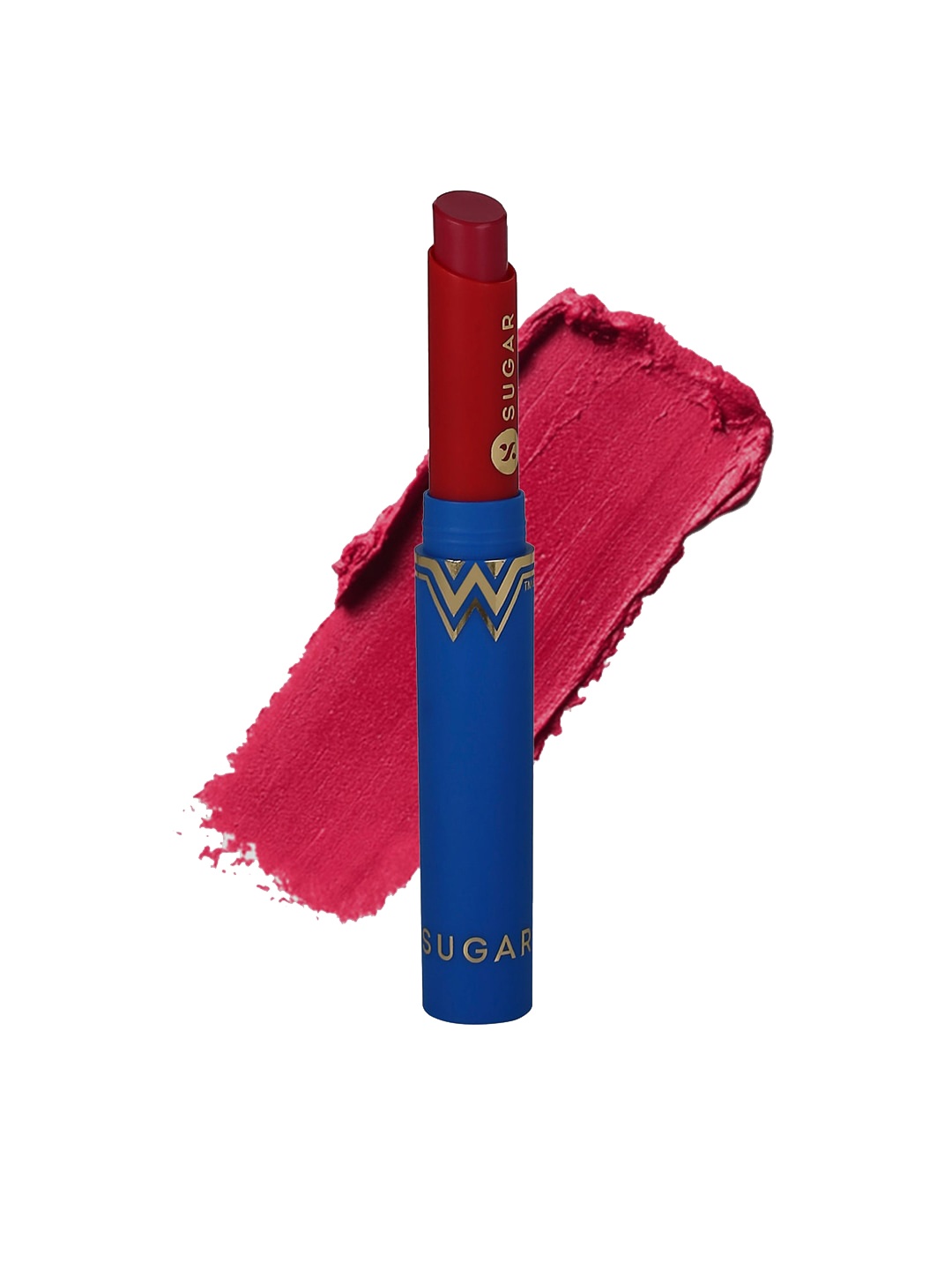 

SUGAR X Wonder Woman Creamy Matte Lightweight Lipstick 2 g - Amazonian 02, Red