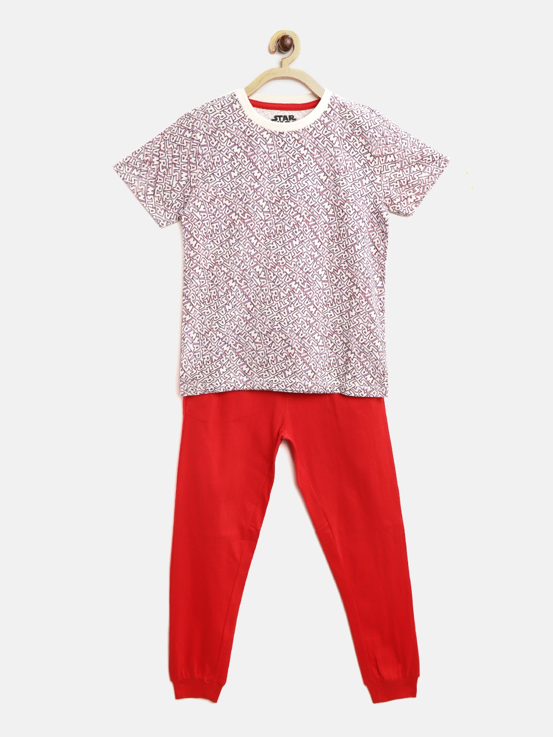 

Colt Boys White & Red Pure Cotton Star Wars Print T-shirt with Joggers